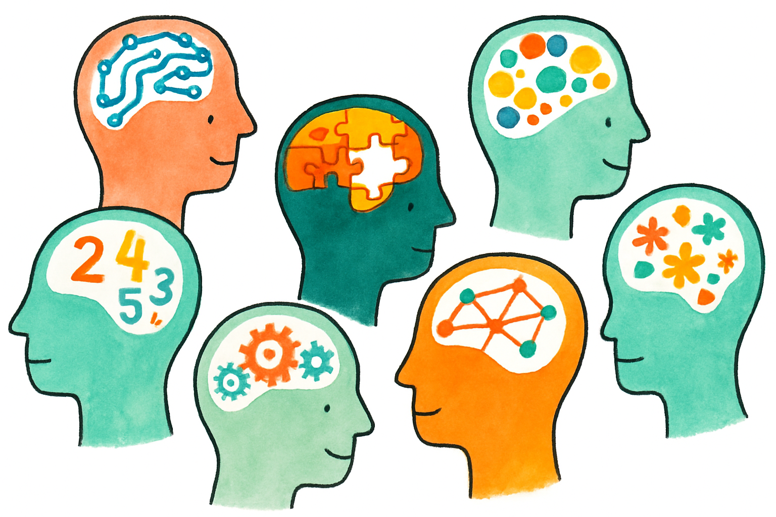 Illustration representing understanding mental health